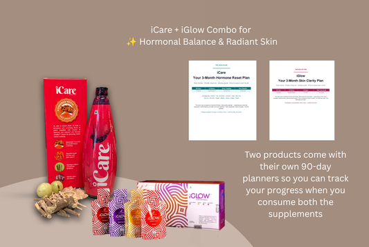 iCare + iGlow Combo for  Hormonal Balance & Radiant Skin