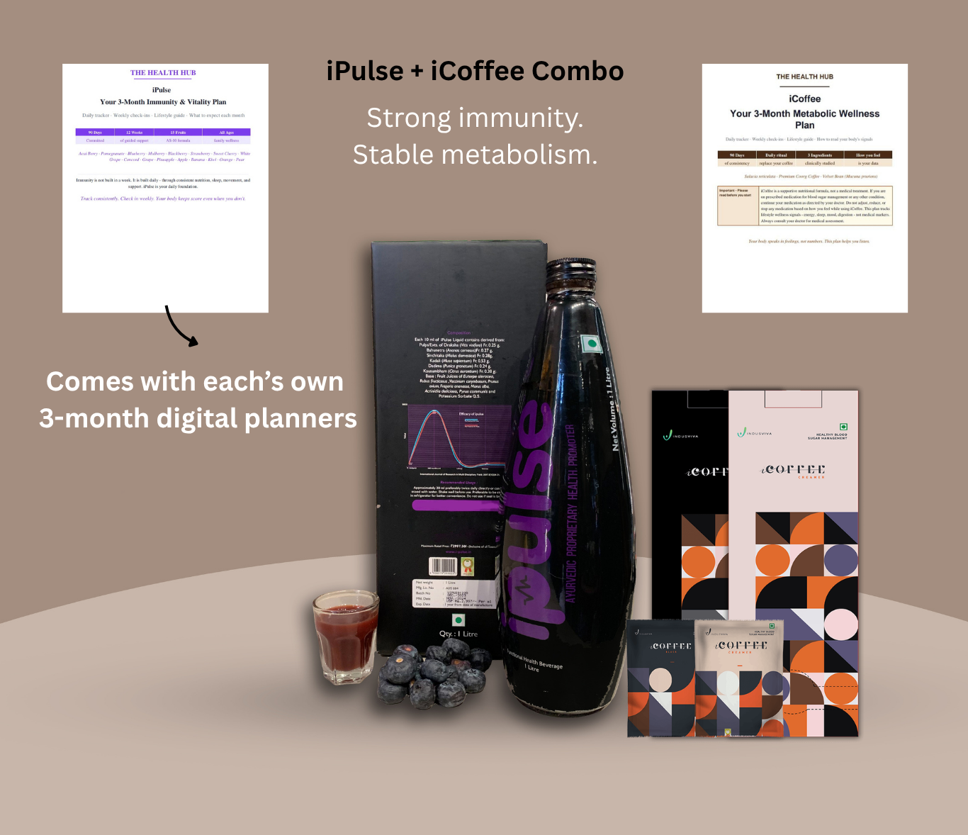 iPulse + iCoffee Combo - Total Immunity & Metabolic Vitality